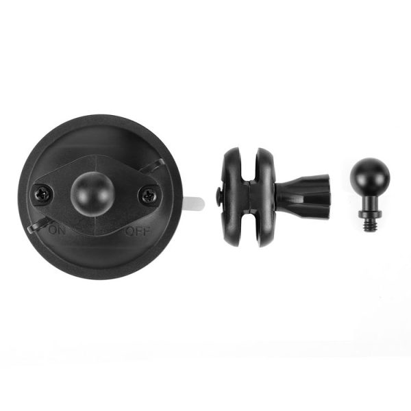 PULUZ 1 / 4 inch Magic Arm Suction Cup Mount (Black) - Image 9