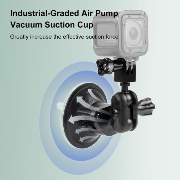 PULUZ Magic Arm Suction Cup Mount (Black) - Image 5