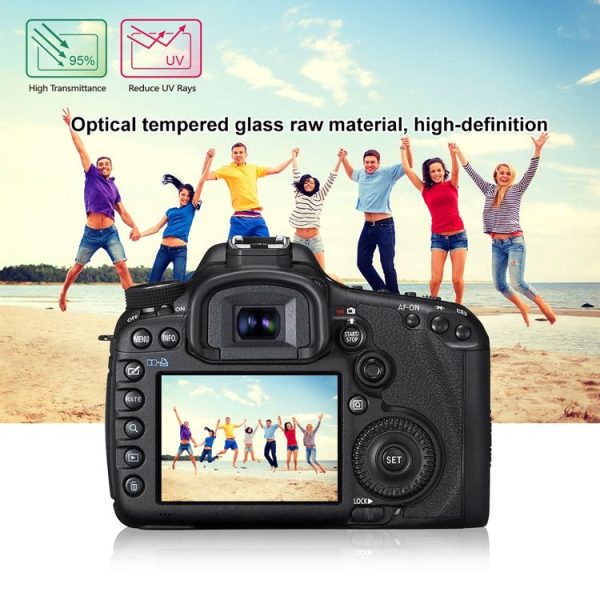 PULUZ 2.5D 9H Tempered Glass Film for Canon 5D Mark III, Compatible with Olympus SH50, Pentax K3 / K3II / 645Z, Sony HX7 / HX9 / HX100 / WX9 / HX30 / HX200 / W670 / W630 / WX100 - Image 11