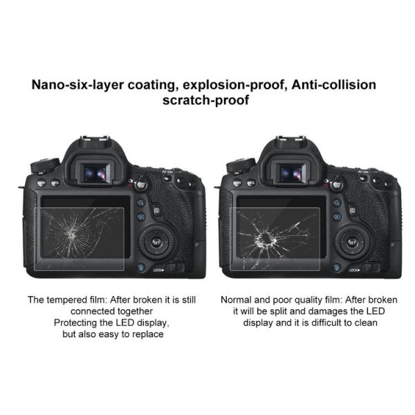 PULUZ 2.5D 9H Tempered Glass Film for Canon 6D, Compatible with Sony HX50 / HX60, Olympus TG3 / TG4 / TG5, Nikon AW1 - Image 7