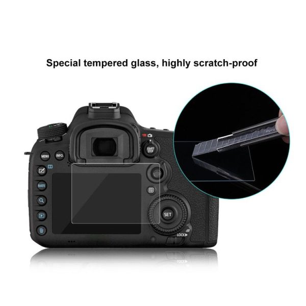 PULUZ 2.5D 9H Tempered Glass Film for Canon EOS 7D Mark II - Image 9