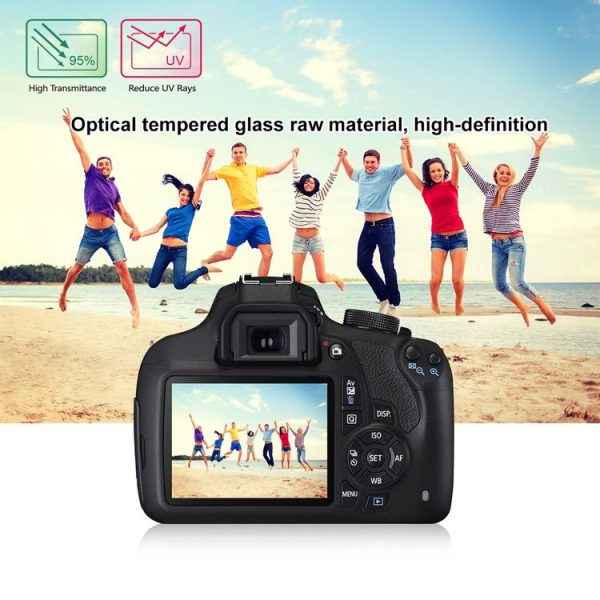 PULUZ 2.5D 9H Tempered Glass Film for Canon 1200D (KISS X70), Compatible with Canon 1100D / 1300D (KISS X80) / 1500D (KISS X90) - Image 11