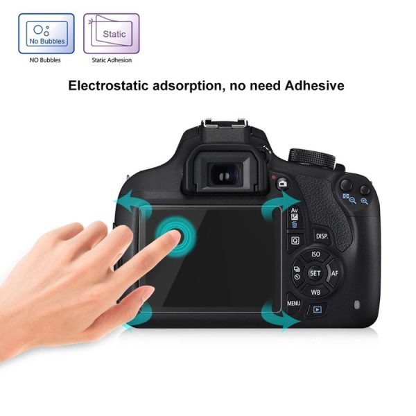 PULUZ 2.5D 9H Tempered Glass Film for Canon 1200D (KISS X70), Compatible with Canon 1100D / 1300D (KISS X80) / 1500D (KISS X90) - Image 8