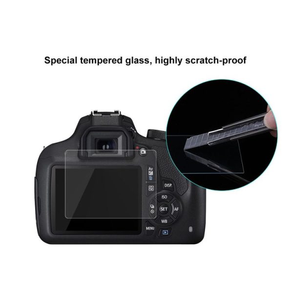 PULUZ 2.5D 9H Tempered Glass Film for Canon 1200D (KISS X70), Compatible with Canon 1100D / 1300D (KISS X80) / 1500D (KISS X90) - Image 9