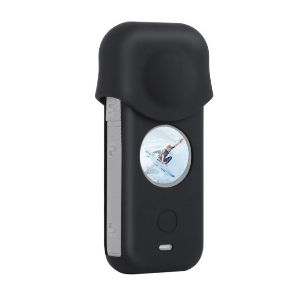 PULUZ Full Body Dust-proof Silicone Protective Case for Insta360 ONE X2 (Black) - Image 2