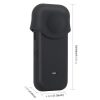 PULUZ Full Body Dust-proof Silicone Protective Case for Insta360 ONE X2 (Black) - Image 3