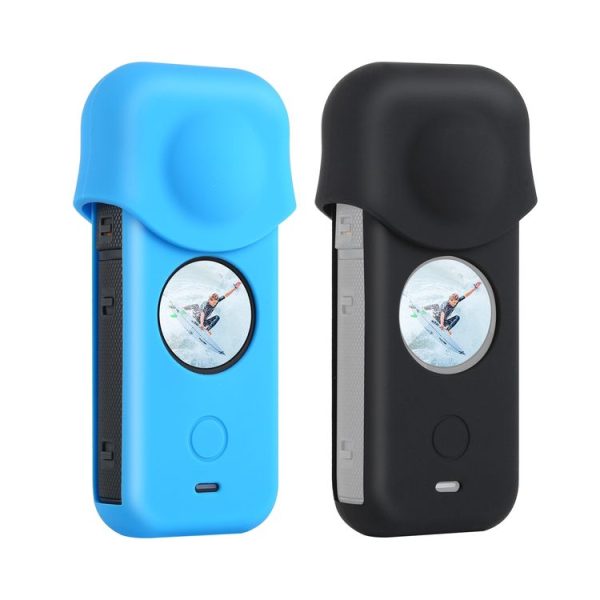 PULUZ Full Body Dust-proof Silicone Protective Case for Insta360 ONE X2 (Black) - Image 9