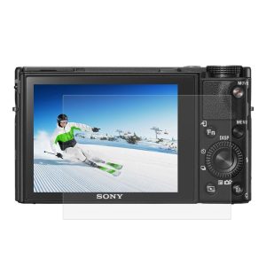 PULUZ 2.5D 9H Tempered Glass Film for Sony RX100, Compatible with Sony A9 / A7C / A7M2 / A7M2 / A7SM2 / A7III / A77 / RX1 / RX1R / RX10 / RX100 / II / III / IV / V / IV / RX10IV / III / II / RX100M4 / RX100M5 / A99 / HX400 / HX300 / HX350