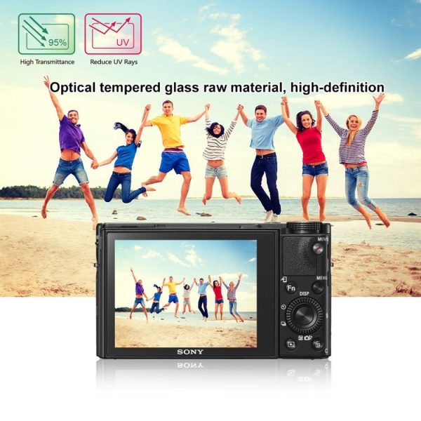PULUZ 2.5D 9H Tempered Glass Film for Sony RX100, Compatible with Sony A9 / A7C / A7M2 / A7M2 / A7SM2 / A7III / A77 / RX1 / RX1R / RX10 / RX100 / II / III / IV / V / IV / RX10IV / III / II / RX100M4 / RX100M5 / A99 / HX400 / HX300 / HX350 - Image 11
