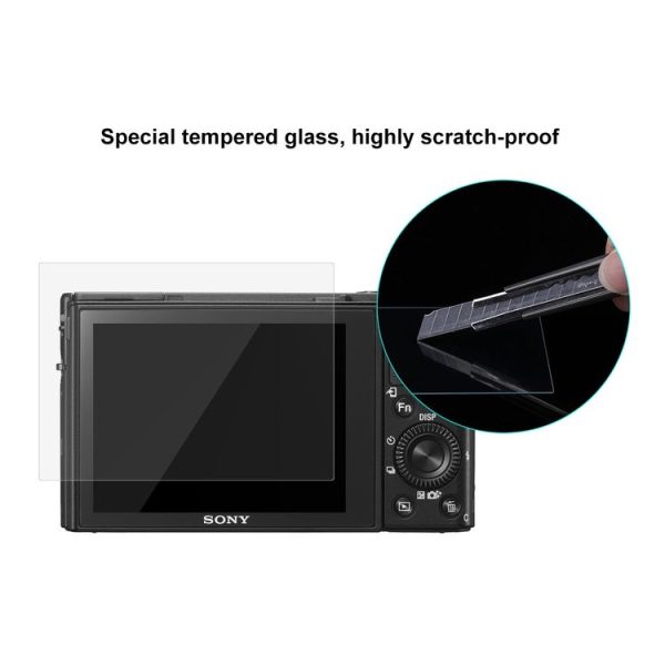 PULUZ 2.5D 9H Tempered Glass Film for Sony RX100, Compatible with Sony A9 / A7C / A7M2 / A7M2 / A7SM2 / A7III / A77 / RX1 / RX1R / RX10 / RX100 / II / III / IV / V / IV / RX10IV / III / II / RX100M4 / RX100M5 / A99 / HX400 / HX300 / HX350 - Image 9