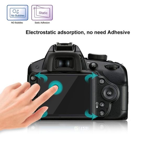 PULUZ 2.5D 9H Tempered Glass Film for Nikon D3200, Compatible with D3100 / D3300 / D3400 / AW130S / W300, Canon SX410 / SX400 / SX430 / SX510 / SX500 / SX530 / SX170, Pentax K50 / K30 / K5 / K7 / K-01 / Samsung WB10 - Image 8