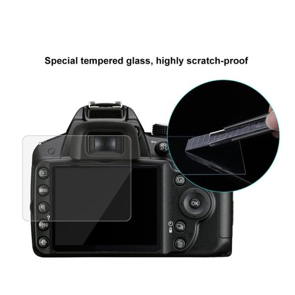 PULUZ 2.5D 9H Tempered Glass Film for Nikon D3200, Compatible with D3100 / D3300 / D3400 / AW130S / W300, Canon SX410 / SX400 / SX430 / SX510 / SX500 / SX530 / SX170, Pentax K50 / K30 / K5 / K7 / K-01 / Samsung WB10 - Image 9