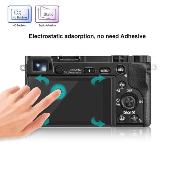 PULUZ 2.5D 9H Tempered Glass Film for Sony A6000, Compatible with Sony A5000 / A6400 / A6300 / A3000 / NEX-7 / NEX-6 / NEX-5N / NEX-3N / NEX5C / NEX-C3 / NEX-5T / H400, Panasonic W850K, Olympus TG850 / TG860 / TG870 PM2 / EPL5 / EPL6 - Image 8