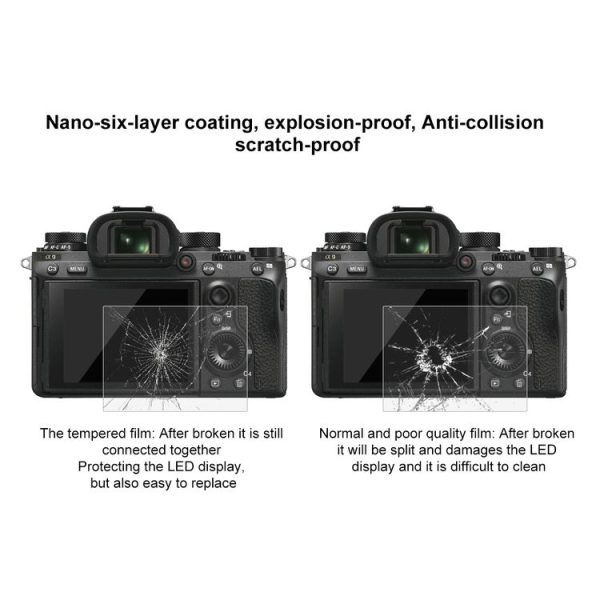 PULUZ 2.5D 9H Tempered Glass Film for Sony ILCE-9 (A9), Compatible with Sony RX100 / II / III / IV / V / IV / A99 / HX400 / H300 / A99II / A7RIII / A7RII / A77II / RX10II / WX500 / HX90V, Samsung WB1100 / EX2F, Olympian VH-410 - Image 7