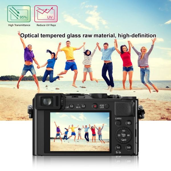 PULUZ 2.5D 9H Tempered Glass Film for Panasonic DMC-LX100, Compatible with Panasonic GF2 / GF3 / GF5 / GF6 / WEA / GM1 / FL1GK / GX7 / GF9 / GF8 / GF7 / GM1S / TZ70 / TZ90 / TZ85 / FZ85 / TZ57 - Image 11