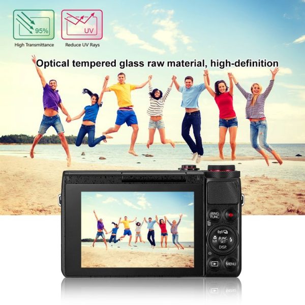 PULUZ 2.5D 9H Tempered Glass Film for Canon G7X, Compatible with Canon G3X / G9X / G5X / G7XII / G9XII / G1X Mark III / M6 / M100 / M50 / EOS RP / M6 Mark II - Image 11