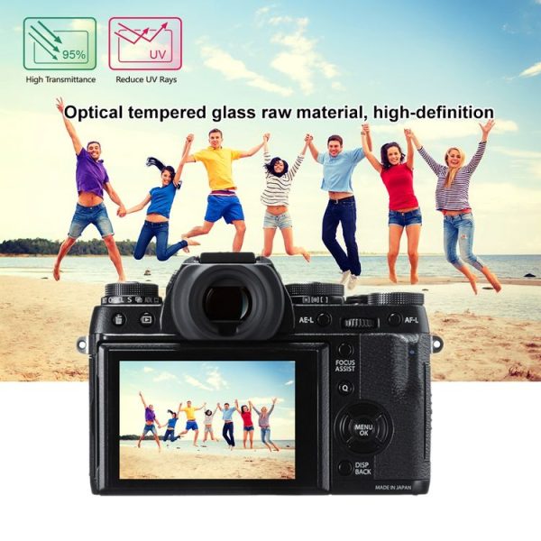 PULUZ 2.5D 9H Tempered Glass Film for Fujifilm X-T1, Compatible with Fujifilm X-T2 / X-A3 / X-A5 / X-A10 / X-A20 - Image 11