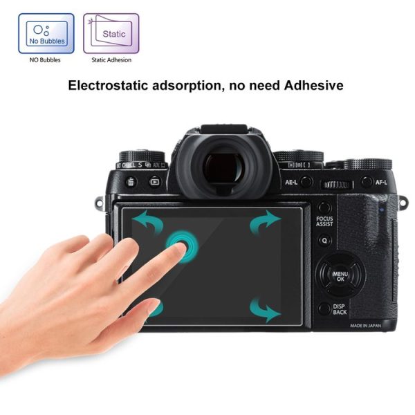 PULUZ 2.5D 9H Tempered Glass Film for Fujifilm X-T1, Compatible with Fujifilm X-T2 / X-A3 / X-A5 / X-A10 / X-A20 - Image 8
