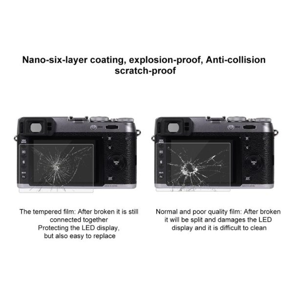 PULUZ 2.5D 9H Tempered Glass Film for Fujifilm X100T, Compatible with Fujifilm XE2 / XE2S / X100F - Image 7