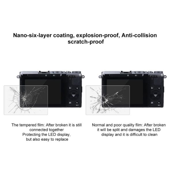 PULUZ 2.5D 9H Tempered Glass Film for Fujifilm X-70, Compatible with Fujifilm X-70, Leica M10 - Image 7