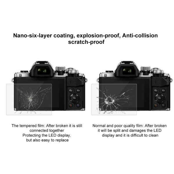 PULUZ 2.5D 9H Tempered Glass Film for Olympus EPL6 / EPL5 / TG860 / TG850 / PM2 / TG870 - Image 7