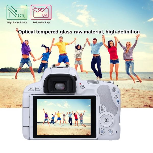 PULUZ 2.5D 9H Tempered Glass Film for Canon EOS 200D, Compatible with Canon KISS X9 / EOS Rebel SL2 - Image 11