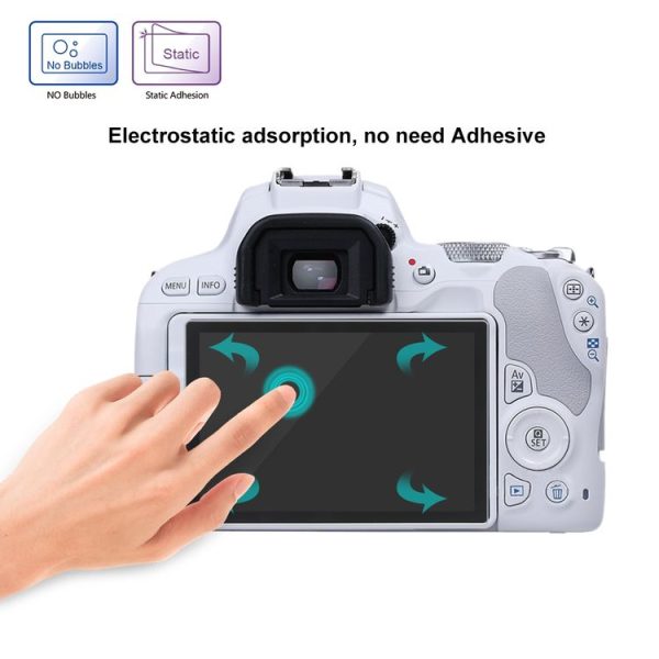 PULUZ 2.5D 9H Tempered Glass Film for Canon EOS 200D, Compatible with Canon KISS X9 / EOS Rebel SL2 - Image 8