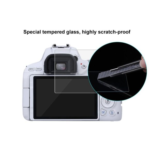 PULUZ 2.5D 9H Tempered Glass Film for Canon EOS 200D, Compatible with Canon KISS X9 / EOS Rebel SL2 - Image 9