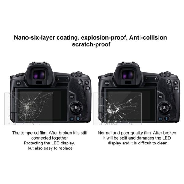 PULUZ 2.5D 9H Tempered Glass Film for Canon EOS R - Image 7