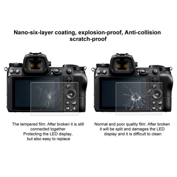 PULUZ 2.5D 9H Tempered Glass Film for Nikon Z6 / Z7 - Image 7
