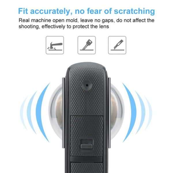 PULUZ Lens Guard PC Protective Cover for Insta360 One X2 (Black) - Image 3