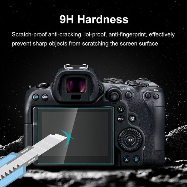 PULUZ 2.5D 9H Tempered Glass Film for Canon EOS R6 - Image 4