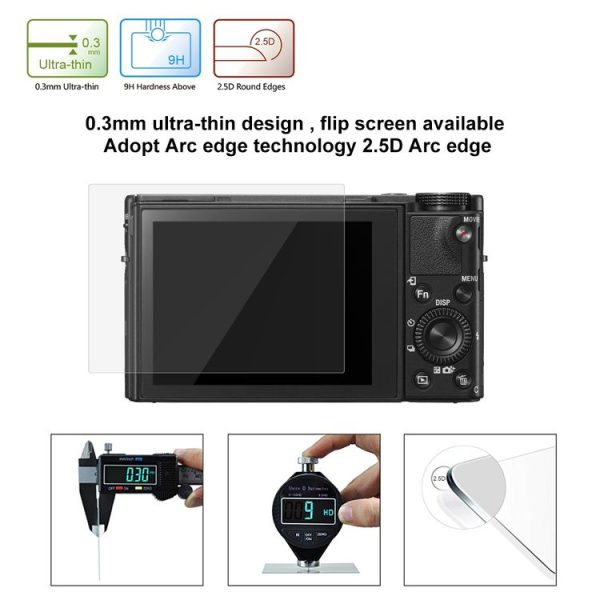 PULUZ 2.5D 9H Tempered Glass Film for Sony Alpha 9 III - Image 4