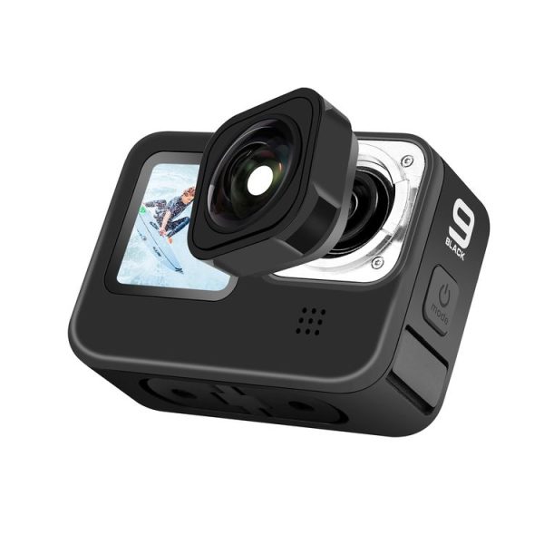 PULUZ Max Lens Mod Wide Angle Lens for GoPro Hero13 Black / Hero12 Black / Hero11 Black / HERO10 Black / HERO9 Black (Black) - Image 4