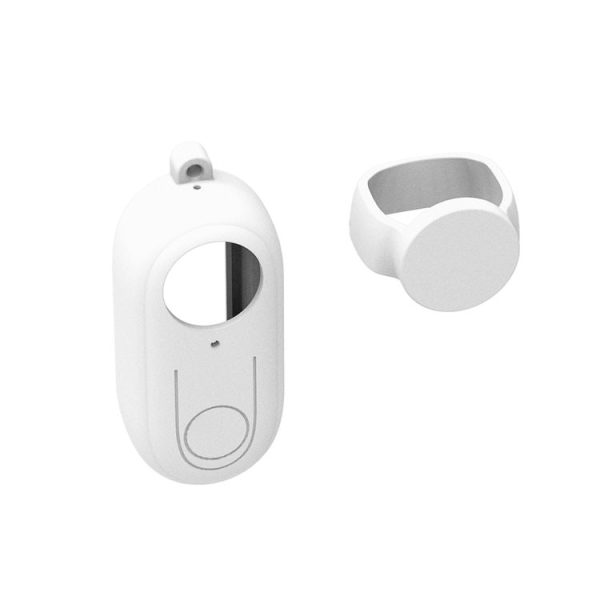 PULUZ Silicone Protective Case with Lens Cover for Insta360 GO 2 (White) - Image 2