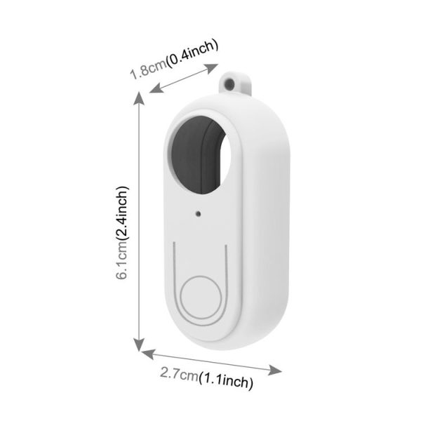 PULUZ Silicone Protective Case with Lens Cover for Insta360 GO 2 (White) - Image 3
