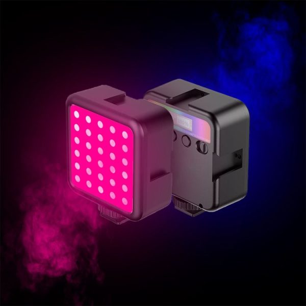 PULUZ Pocket 2500-9000K+RGB Full Color Beauty Fill Light Handheld Camera Photography LED Light (Black) - Image 8
