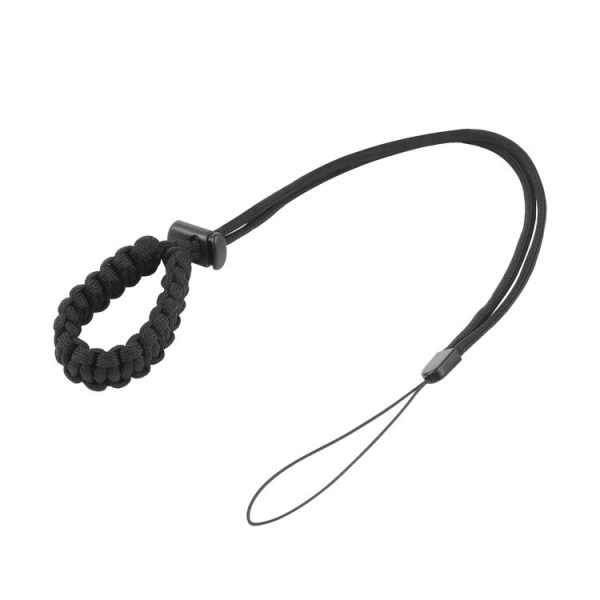 PULUZ Braided Sport Anti-lost Camera Adjustable Wrist Strap (Black) - Image 2