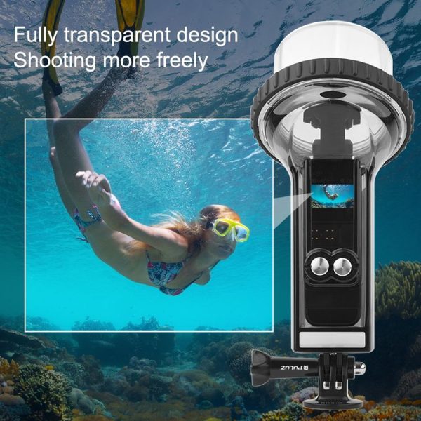 PULUZ 60m Underwater Waterproof Housing Diving Case Cover for DJI Osmo Pocket 2 (Black) - Image 5