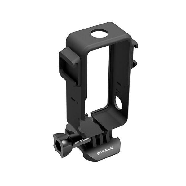 PULUZ ABS Protective Frame Cage with Dual Cold Shoes for DJI Action 2 (Black) - Image 4