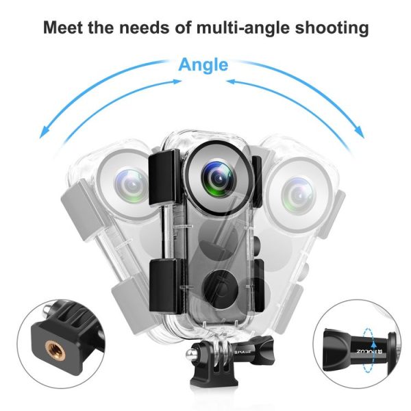 PULUZ 30m Underwater Waterproof Housing Case for Insta360 ONE X2 (Transparent) - Image 4
