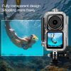 PULUZ 60m Waterproof Housing Diving Case for DJI Action 2 Camera Unit / Action 2 Power Combo / Action 2 Dual-Screen Combo (Transparent) - Image 5