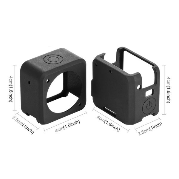 PULUZ Split Silicone Protective Case for DJI Action 2 (Black) - Image 2