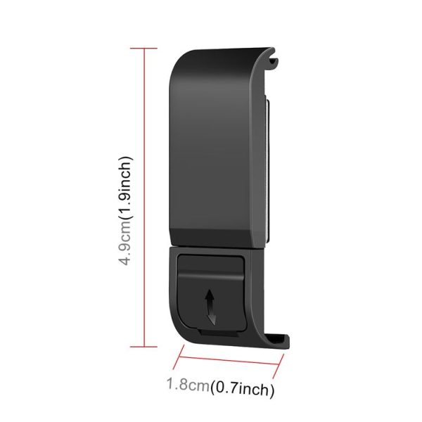 PULUZ Metal Dustproof Side Interface Cover for GoPro HERO10 Black / HERO9 Black (Black) - Image 2