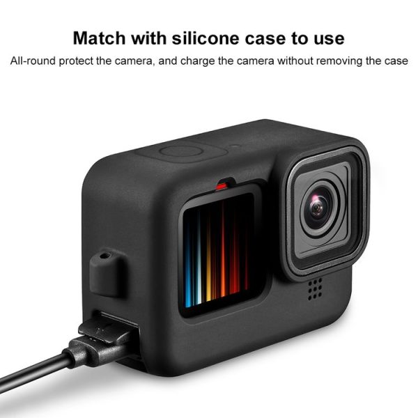 PULUZ Metal Dustproof Side Interface Cover for GoPro HERO10 Black / HERO9 Black (Black) - Image 7