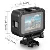 PULUZ Chargeable PA Frame Mount Cage with Cold Shoe Base Slot for GoPro HERO13 Black / 12 Black / 11 Black / 11 Black Mini / 10 Black / 9 BlackBlack) - Image 3