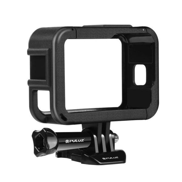 PULUZ Frame Expansion PA Cage with Side Interface Cover for GoPro HERO13 Black / 12 Black / 11 Black / 10 Black / 9 Black (Black) - Image 2