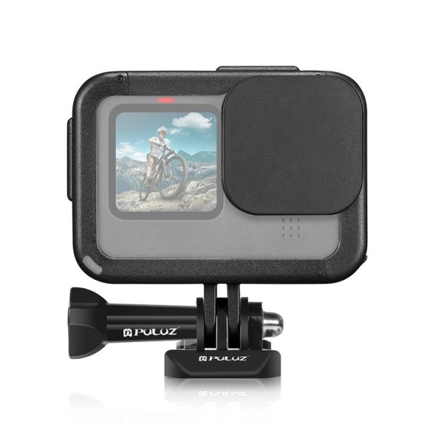 PULUZ Frame Expansion PA Cage with Side Interface Cover for GoPro HERO13 Black / 12 Black / 11 Black / 10 Black / 9 Black (Black) - Image 6