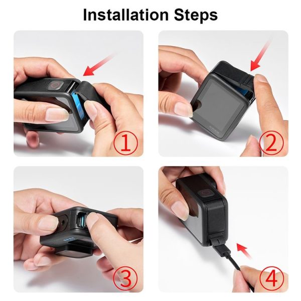 PULUZ Frame Expansion PA Cage with Side Interface Cover for GoPro HERO13 Black / 12 Black / 11 Black / 10 Black / 9 Black (Black) - Image 7