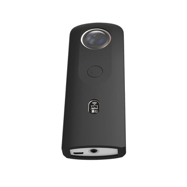 PULUZ Silicone Protective Case with Lens Cover for Ricoh Theta SC2 360 Panoramic Camera (Black) - Image 4